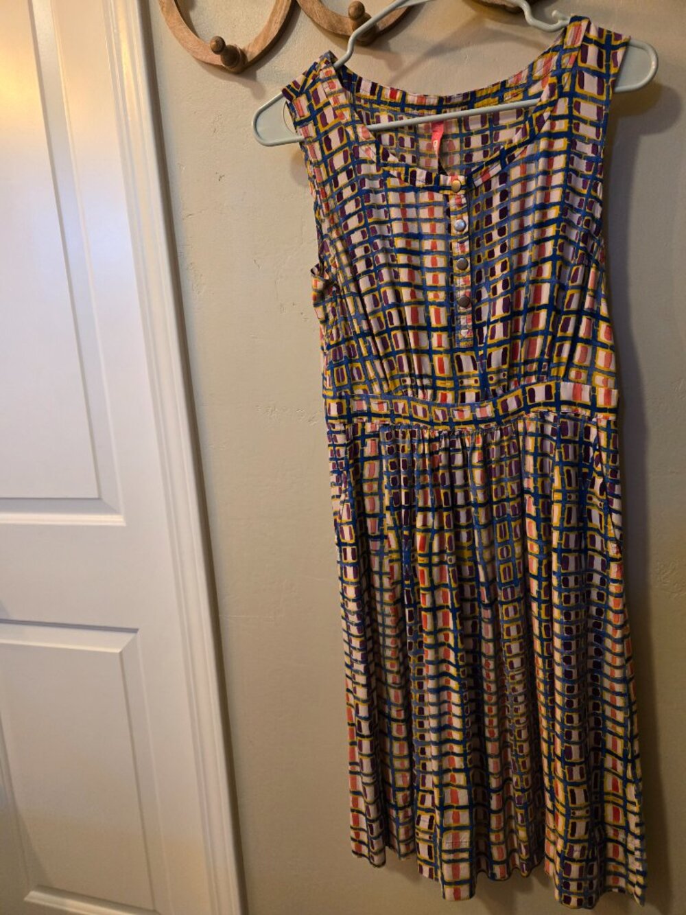 Anthropologie Plenty by Tracy Reese Abstract Print Sleeveless A-Line Dress City - Picture 2 of 4